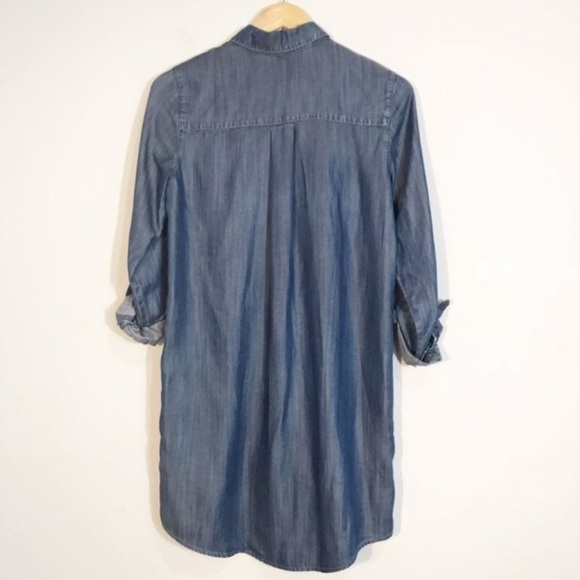 JOIE Lilyana Chambray Shirt Dress - Picture 2 of 7